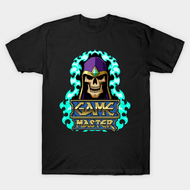 Game master Skull T-Shirt by Dinoden